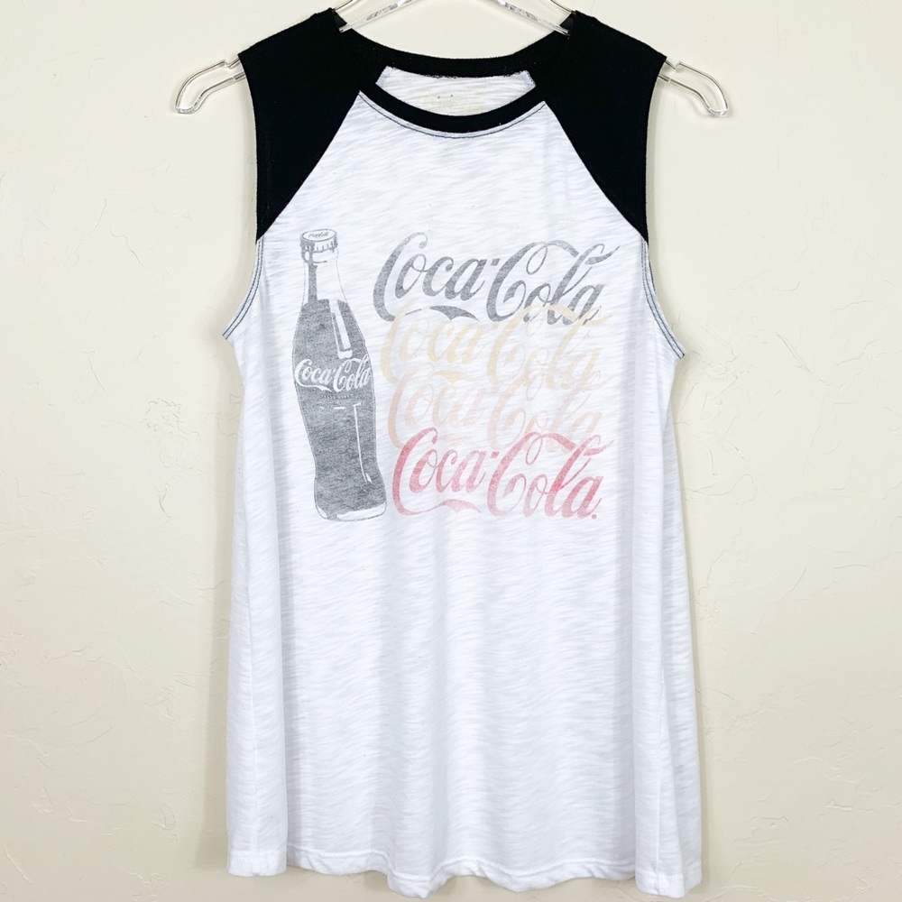 COCA COLA Vintage Inspired Baseball T Sleeveless!